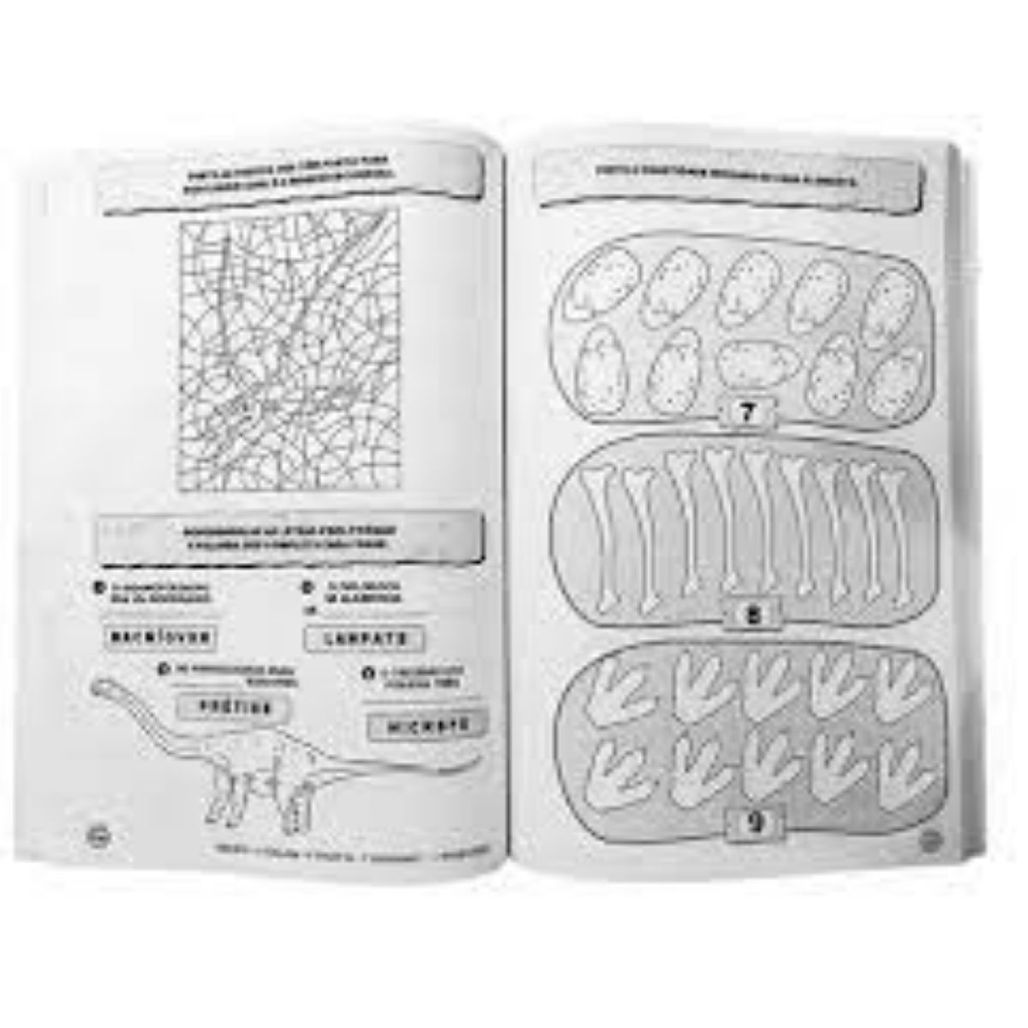 Livro 365 Desenhos Para Colorir Dinossauros Infantil Criança