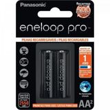 Pilha Recarregável Aa 1,2v 2550mah Eneloop Pro Bk-3hcde/2bb Panasonic (cartela Com 2 Unid.) - Car / 2