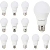 Lâmpada Sylvania Led A19, Equivalente A 40w, Eficiente 6w, Base Média, Branco Macio De 2700k Fosco, 12 Pacote