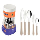 Faqueiro Tramontina Inox 20 Peças Leme Cinza
