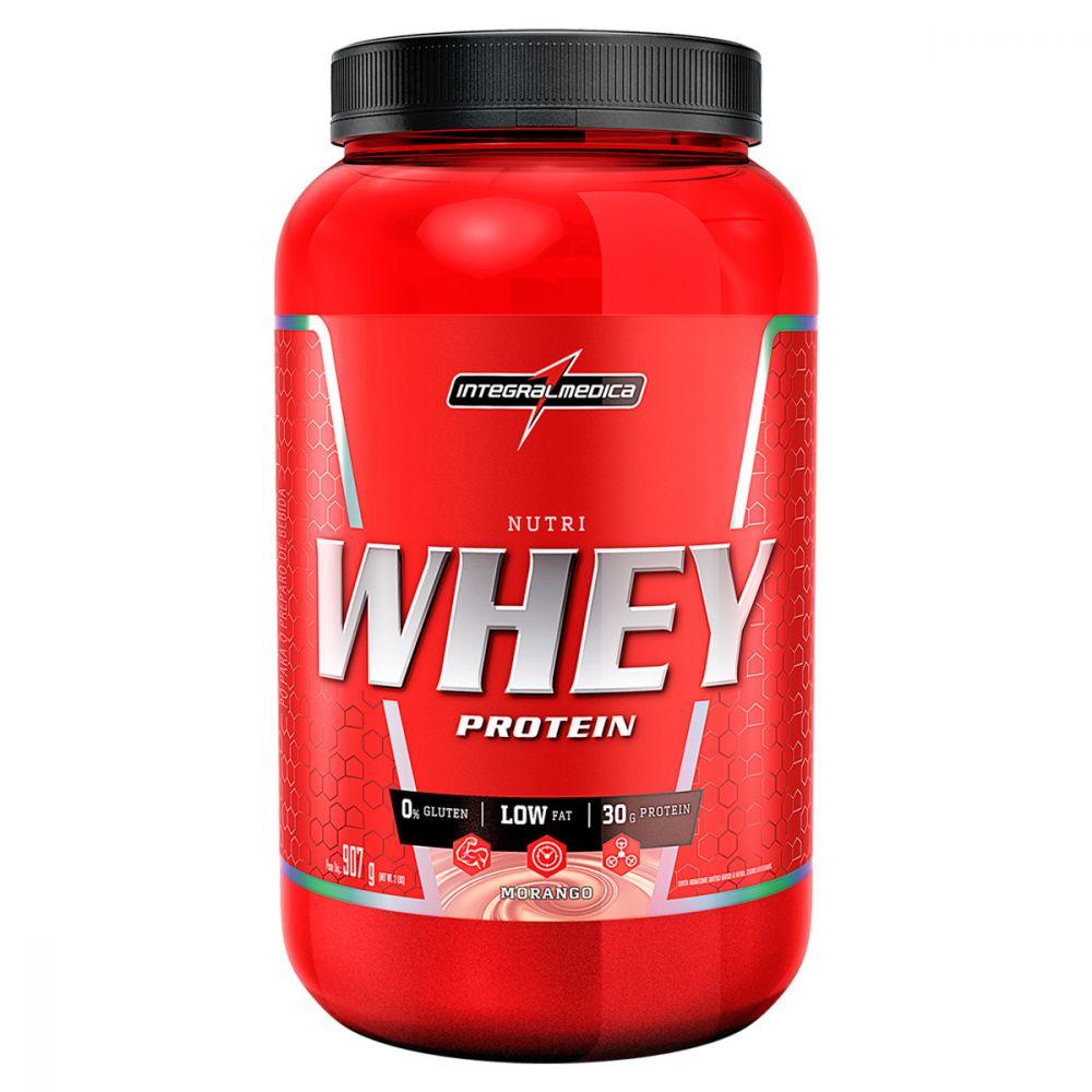 Nutri Whey 907g Refil Morango Integral Médica é boa?