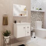 Conjunto Para Banheiro Com Cuba 1 Porta 2 Gavetas Isa Mgm Móveis