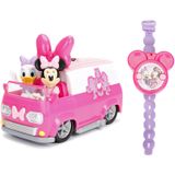 Jada Toys Disney Junior Minnie Mouse Happy Helper Van Rc, Rosa/branco