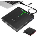 Unidade De Dvd Externa Guamar 5 Em 1 Usb 3.0 Usb C Cd/dvd +/- Rw Burner Writer Player Portable Optical Drive Para Laptop /macbook/desktop/windows/pc