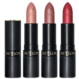 Revlon Super Lustrous The Luscious Mattes Lipstick, 3 Piece High Impact Lipcolor Gift Set, Matte Finish In Nude Plum &amp, Red, Pack Of 3