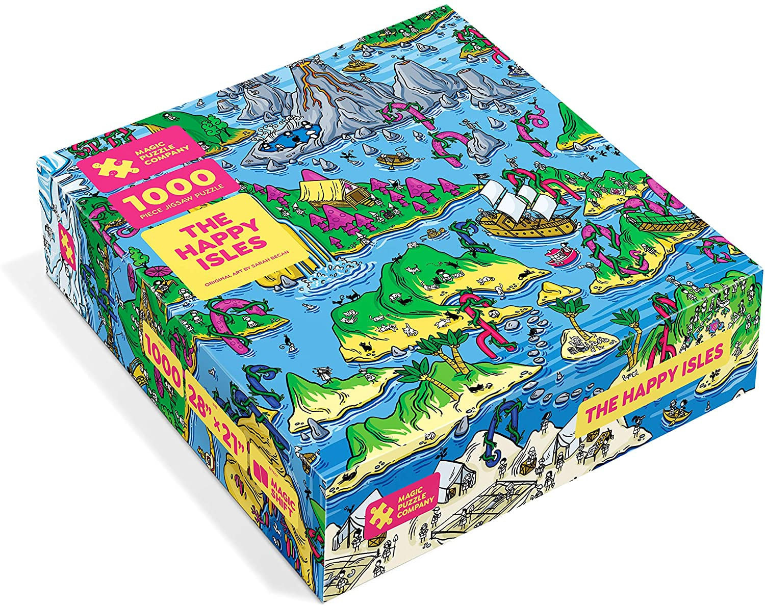 The Happy Isles • Quebra-cabeça De 1000 Peças Da The Magic Puzzle Company •&amp;nbsp,series One