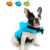 Snik-s Dog Life Jacket- Preserver Com Cinto Ajustável, Jaqueta De Tubarão De Natação De Estimação Para Cão De Nariz Curto, Versão Upgrade (pug,bulldo