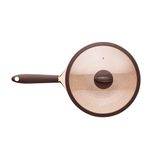 Panela Wok Indução Ceramic Flon Belga 28cm