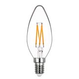 Lampada Led Vela Lisa Filamento Dim E14 4w 127v Sth8361 24