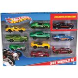 Hot Wheels 10 Carrinhos Blister Sortido