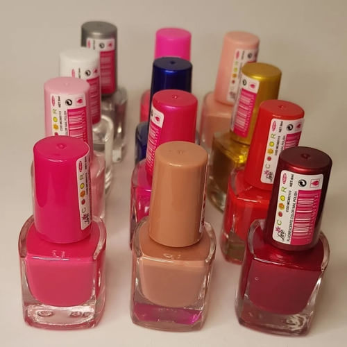 Kit 12 Esmalte Cremoso Lirio Nail Polish Florescente Unhas