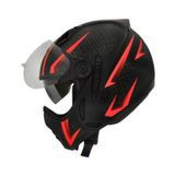 Capacete De Moto Peels Com Oculos 58 Viseira Anti-risco