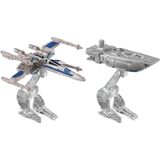 Hot Wheels Star Wars: The Force Awakens First Order Transporter Vs. X-wing Fighter Starship 2-pack