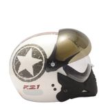 Capacete Peels Esportivo F21 58 Viseira Tipo Bolha Dupla