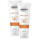 Kit 2 Protetor Solar Corpo e Rosto Neostrata Minesol FPS 30 120mL