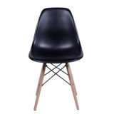 Cadeira Eames Sem Braço Preto