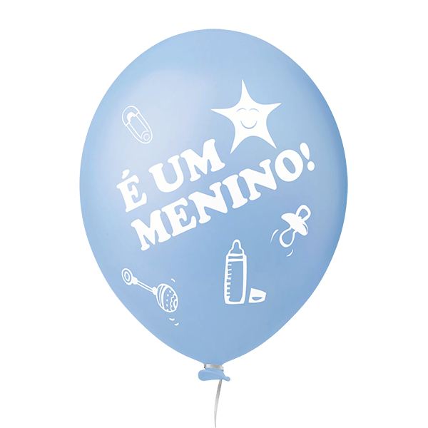 Bexiga Balão Decorado 11" Diversos Temas P/ Decoração De Festa C/ 25 Unidades