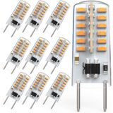 Lâmpada Led Wtintell G8,g8 Bi-pin Equivacent A 20w-25w T4 G8 Halogen Bulb, Dimable , Warm White 3000k Ac110v/120v/130v(10pack).
