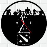 Relógio De Madeira Mdf Parede Dota Video Game Rpg