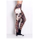 Legging Elastic Skull Print