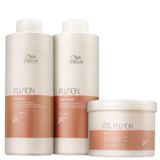 Kit Wella Fusion Shampoo 1l+ Condicionador 1l+ Máscara 500ml