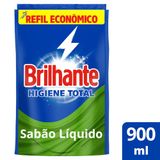 Lava-roupas Líquido Brilhante Roupas Brancas E Coloridas Higiene Total 900ml Refil