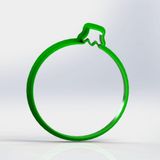 Cortador Bola De Natal Tamanho 8cm