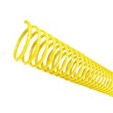 Espirais P/ Encadernação De Espiral Colorido 7mm 25f Amarelo