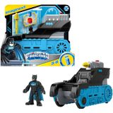 Fisher-price Imaginext Dc Super Friends Bat-tech Tank, Veículo Push-along Com Figura Do Batman Para Crianças Pré-escolares De 3 A 8 Anos