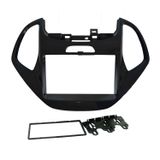 Moldura 2 Din Ford Ka / Ka+ 2014, 2015, 2016, 2017 - Black Piano