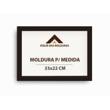 Moldura 22x33 Cm Para Arte Imagem Decorativo Com Petg