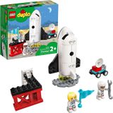 Lego Duplo Town Space Shuttle Mission 10944 Building Toy, Playset De Aprendizagem Criativa Do Ônibus Espacial, Novo 2021 (23 Peças)