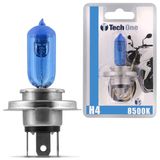 Lâmpada Super Branca H4 8500k 12v 35w Efeito Xênon Farol Moto