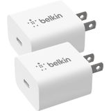 Carregador De Parede Belkin Usb-c 20w Pd Carregamento Rápido Adaptador Usb-c, Ultra Compact Type C Porta Mini Charging Block Para Iphone 13, 13 Pro,