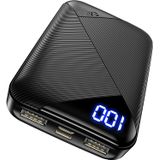 Carregador Portátil Eafu, Compacto 10000mah Dual 3a Led Display Power Bank, Bateria Externa Com Lanterna Para Iphone Xr Xs Xs X Pro 8 Plus Samsung S2