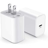 Iphone 12 Carregador Bloco Mfi Certificado 2pack 20w Rápido Usb C Adaptador De Alimentação De Carregamento De Parede Para Apple Iphone 12/12 Mini/12