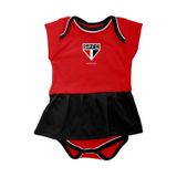 Vestido Body Times De Futebol Bebês Torcida Baby