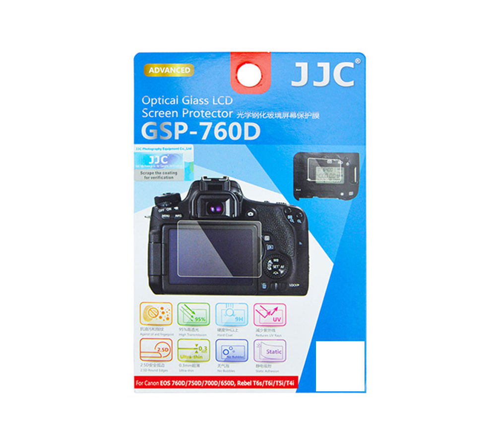 Protetor De Lcd Jjc Gsp-760d Para Canon T4i T5i T6i T6s