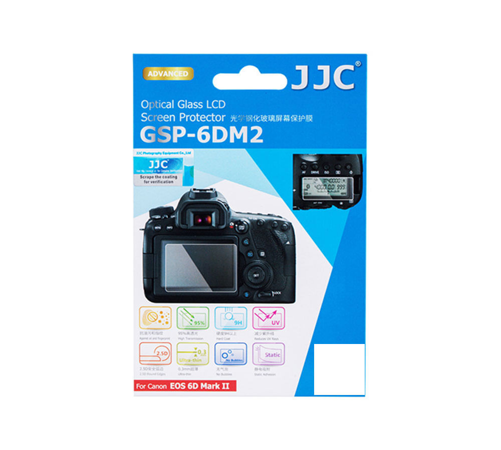 Protetor De Lcd Jjc Gsp-6dm2 Para Canon Eos 6d Mark Ii