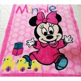 Cobertor Disney Baby Minnie Patinhos Rosa