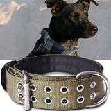 Coleira De Cachorro Para Cães Grandes - 2 Colares Táticos Largos Com Alça Para Cães De Raça Extra Grande, Camo Militar Heavy Duty 1/3 Colar De Cacho