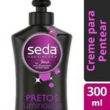 Creme Para Pentear Seda Pretos Luminosos - 300ml