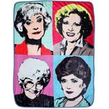 Golden Girls Temático Warhol Fleece Cobertor Consolador | Cobertor De Estádio De 45"x60"