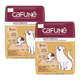 Kit Com 2 Pacotes De Tapetes Higiênicos Cafuné Para Cães Slim 80cmx60cm 7 Unidades Cada