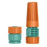 Conjunto Para Irrigação Engate E Esguicho Rosqueado Para Mangueira 1/2´´