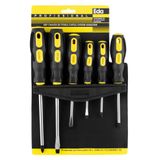 Kit 6 Chaves Fenda/philips Profissional 3/16x3", 1/4x4", 5/16x5" - Eda