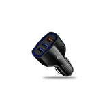 Optup Carregador Turbo Veicular Qualcomm 3.0 - 3 Entradas