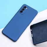 Capa De Silicone Para Samsung Galaxy M52 5g - Azul