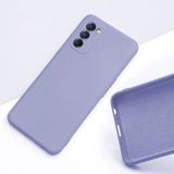 Capa De Silicone Para Samsung Galaxy M52 5g - Lilas