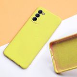 Capa De Silicone Para Samsung Galaxy M52 5g - Amarelo